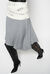 Midi-length knitted skirt