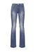 Flare jeans in two-way stretch denim