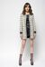 Cappotto leggero in stuoia check
