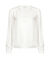 Blusa in raso di seta con scollo a V