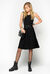 Knit fit and flare dress