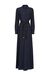 Long satin dress