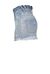 Shorts in denim vintage con rouches
