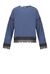 Blusa in georgette con pizzo