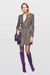 Robe-manteau fantasia microquadro in lana stretch