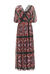 Abito in creponne stampa foulard