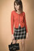 Cardigan misto cachemire con bottoni gioiello