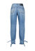 Mom-fit jeans with ankle strap effect