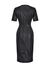 Leather look wraparound dress