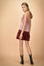 Top lingerie con bordo in pizzo