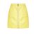 Minigonna in tessuto effetto pelle con zip