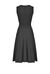 Knit fit and flare dress
