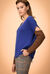 Maglia a V punto pannocchia con cut-out