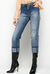 Boyfriend jeans in stiff denim