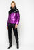Laminated quilted coat