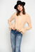 Silk crepe de chine bodysuit blouse