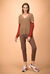 Maglia a V punto pannocchia con cut-out