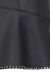 Leather-look skirt with rhinestones