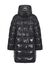 Glossy quilted coat