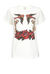 T-shirt stampata con strass