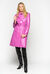 Crocodile-print trench coat
