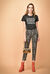T-shirt in jersey vintage multi logo