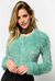 Cardigan effetto pelliccia