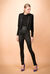 Spencer jacket in lana tecnica bistretch e paillettes
