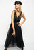 Vestido largo de tul