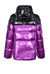 Laminated quilted coat