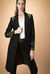Cappotto in panno con alamari