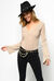 Lurex knit bodysuit