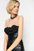 Leather look dress