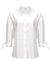 Stretch cotton poplin oversized shirt