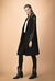Cappotto in panno con alamari