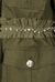 Parka in gabardina di misto cotone effetto used