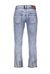 Jeans cinque tasche con sfrangiatura