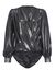 Body fluido in georgette laminata