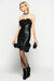 Leather look dress