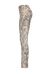 Pantaloni skinny in ottoman stampa snake