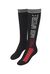 Calze in misto cotone con lettering jacquard