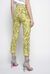 Pantaloni in ottoman stampa snake