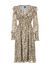 Animal polka dot pattern jacquard dress