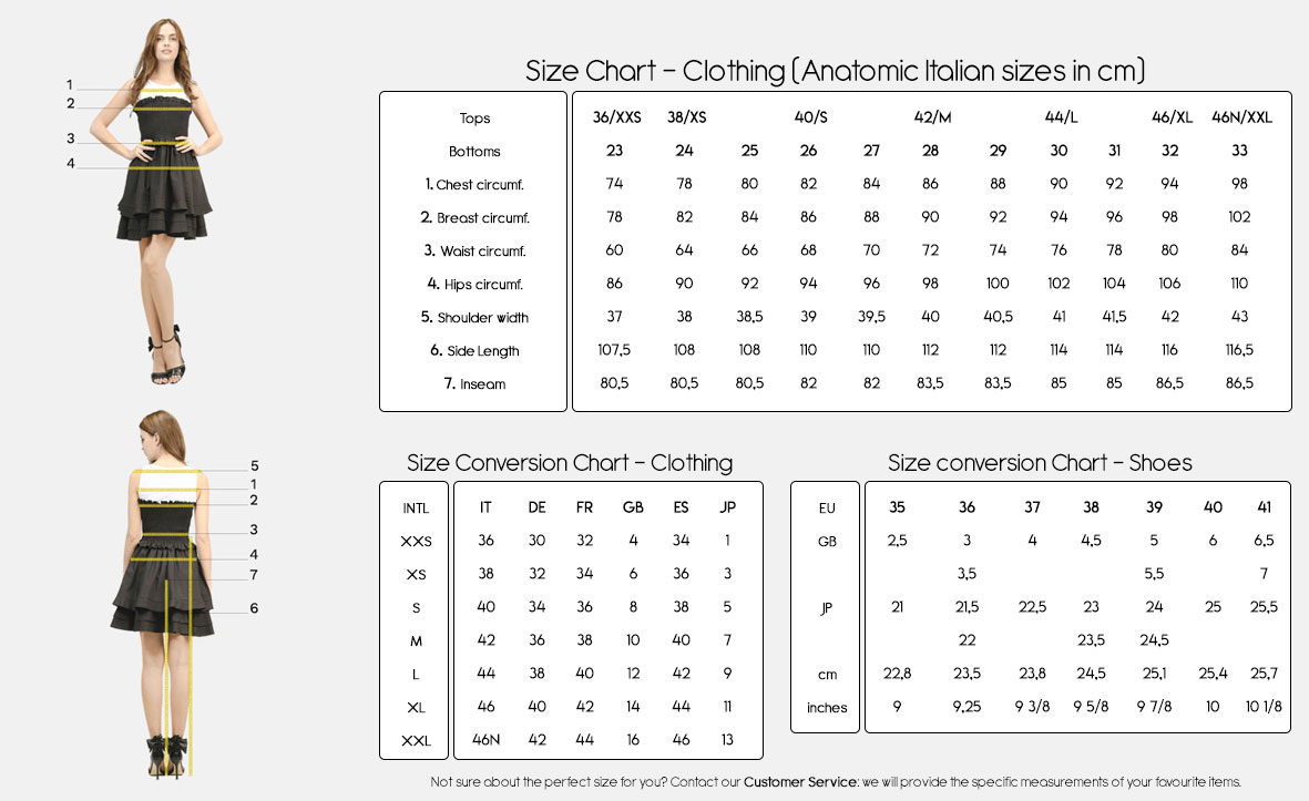 Pinko Size Chart